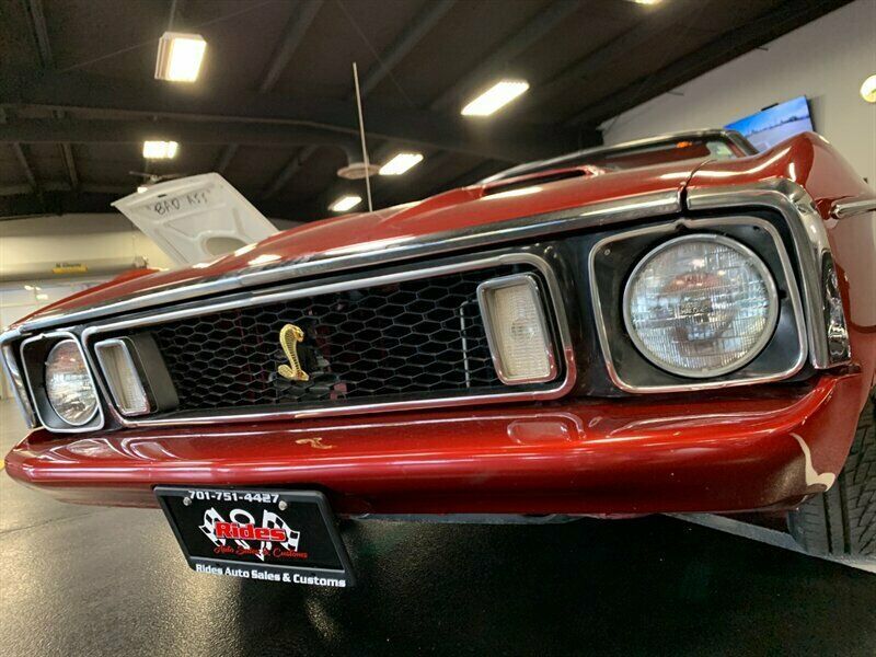 1973 Red Ford Mustang Convertible