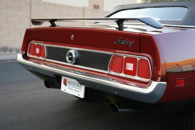 1973 Burgundy Ford Mustang Convertible