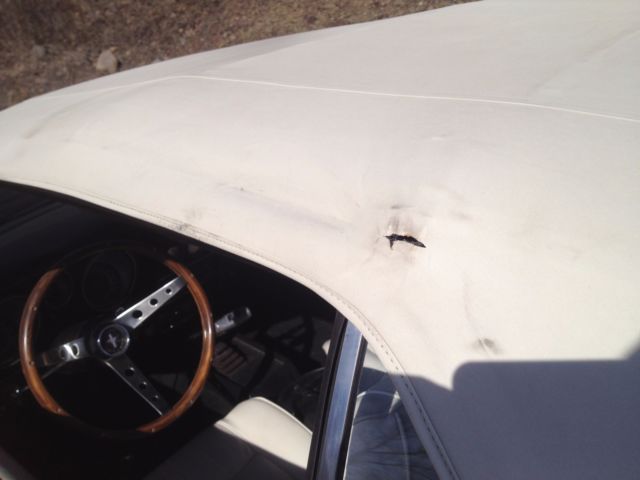 1973 Burgundy Ford Mustang Convertible