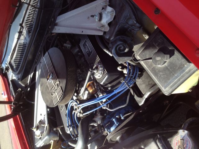 1973 Burgundy Ford Mustang Convertible