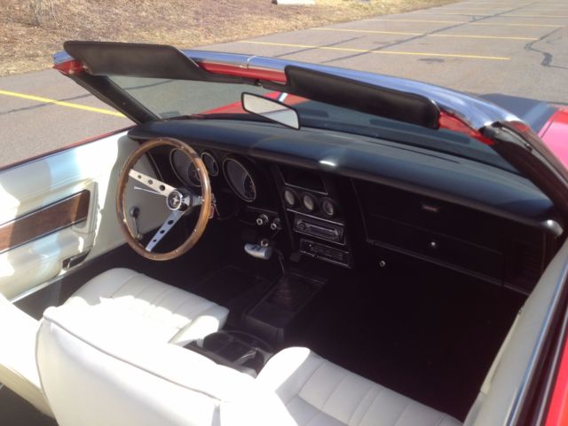 1973 Burgundy Ford Mustang Convertible