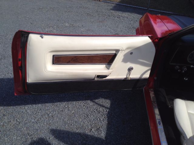 1973 Burgundy Ford Mustang Convertible