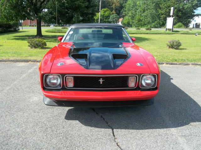 1973 Red/Black Ford Mustang Convertible