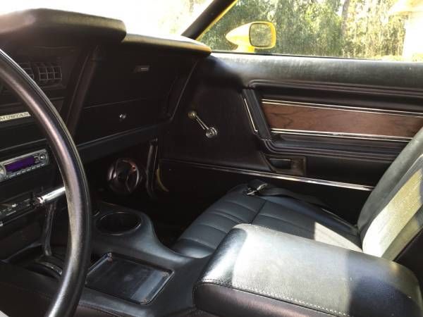 1973 Yellow Ford Mustang Convertible