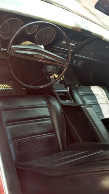 1973 Red Ford Mustang Convertible