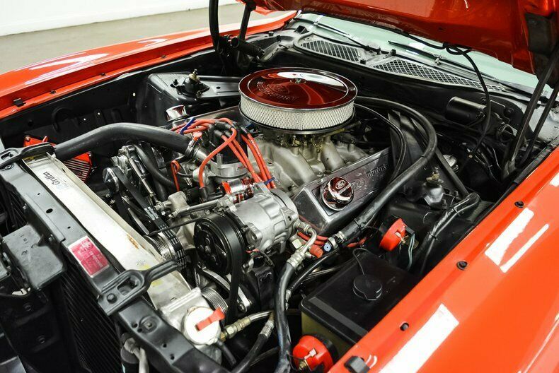 1973 Orange Ford Mustang Convertible