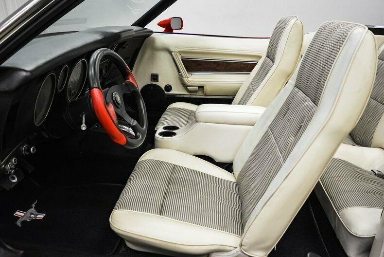 1973 Orange Ford Mustang Convertible
