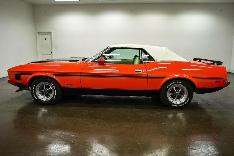 1973 Orange Ford Mustang Convertible
