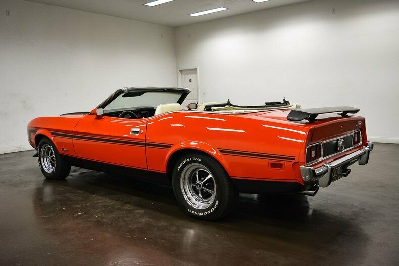 1973 Orange Ford Mustang Convertible