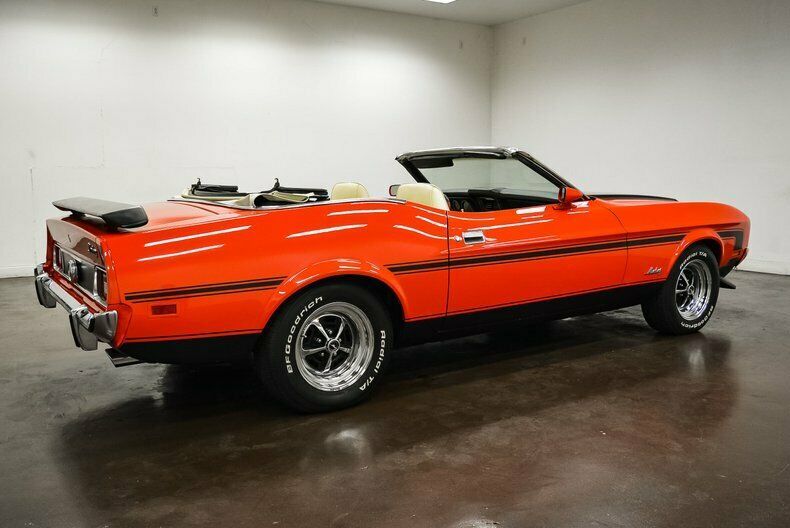 1973 Orange Ford Mustang Convertible