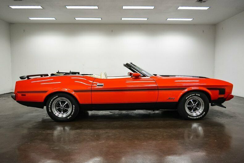 1973 Orange Ford Mustang Convertible