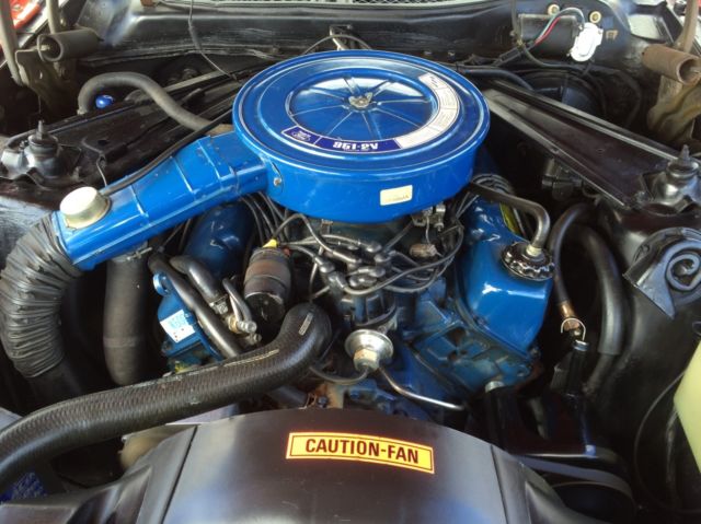 1973 Red Ford Mustang Convertible