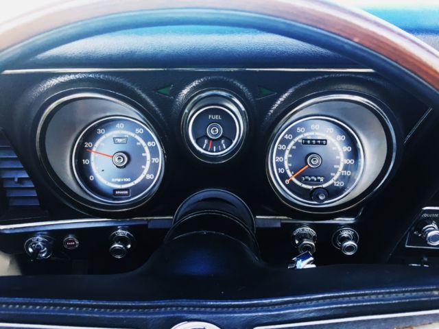 1973 Red Ford Mustang Convertible
