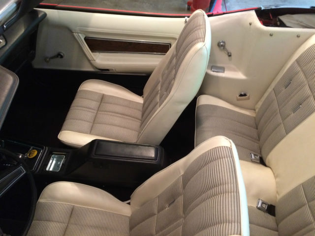 1973 Red Ford Mustang Convertible