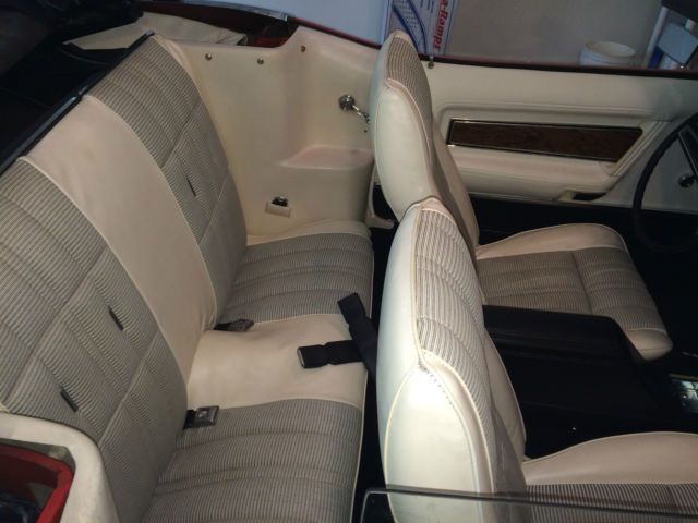 1973 Red Ford Mustang Convertible