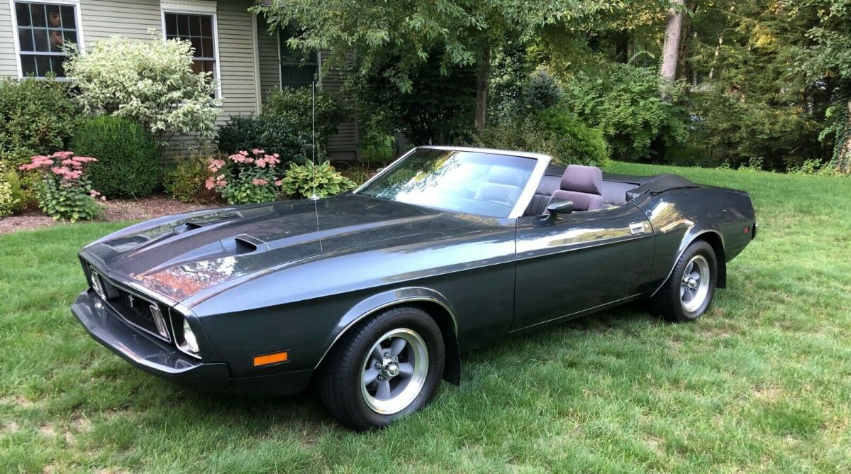 1973 Gray Ford Mustang Convertible