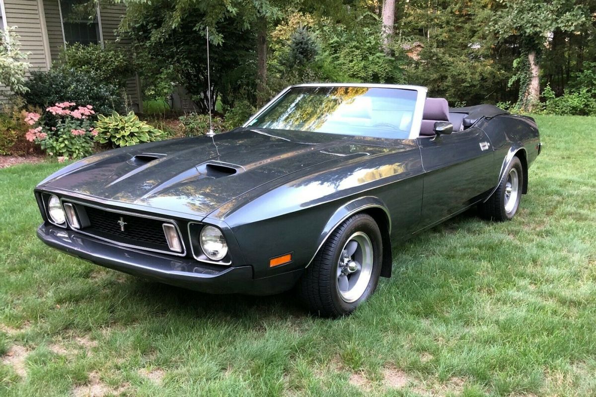 1973 Gray Ford Mustang Convertible