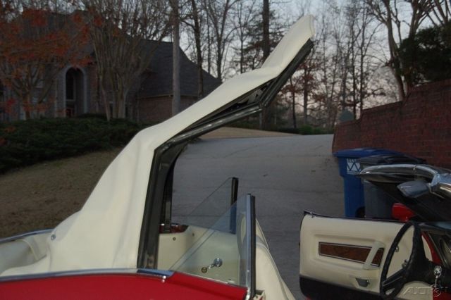 1973 Red Ford Mustang Convertible