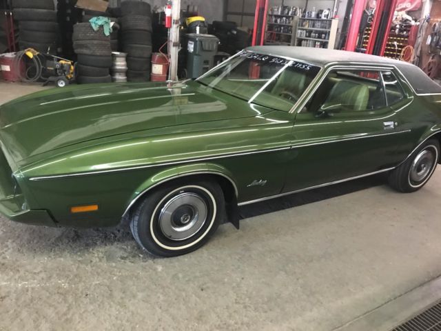 1973 Green Ford Mustang Coupe