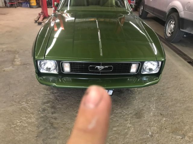1973 Green Ford Mustang Coupe