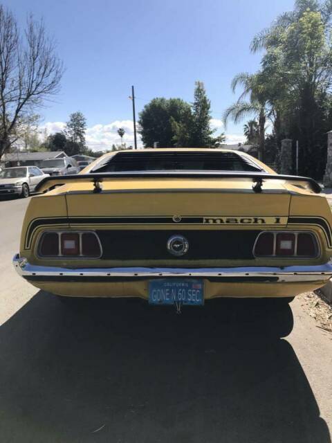 1973 Yellow Ford Mustang Fastback
