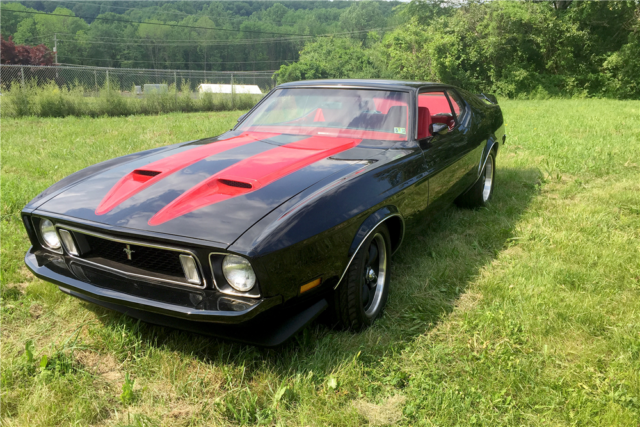 1973 Black Ford Mustang