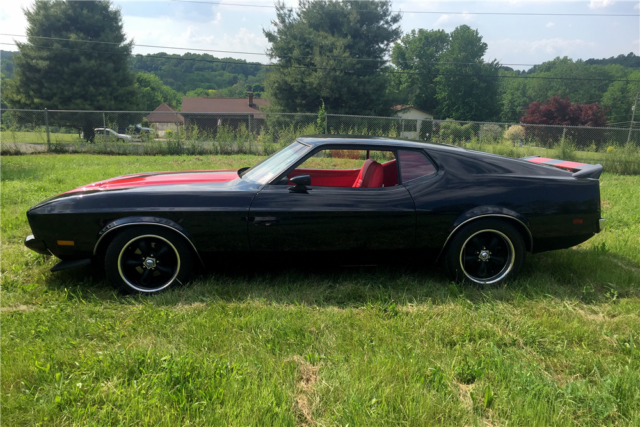 1973 Black Ford Mustang