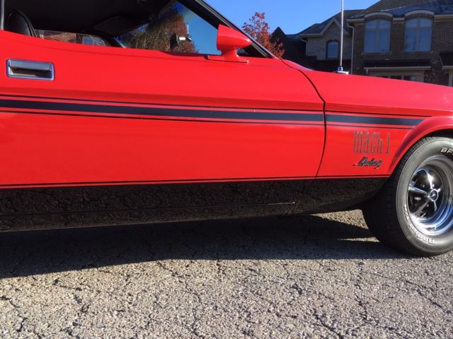 1973 Red Ford Mustang Fastback