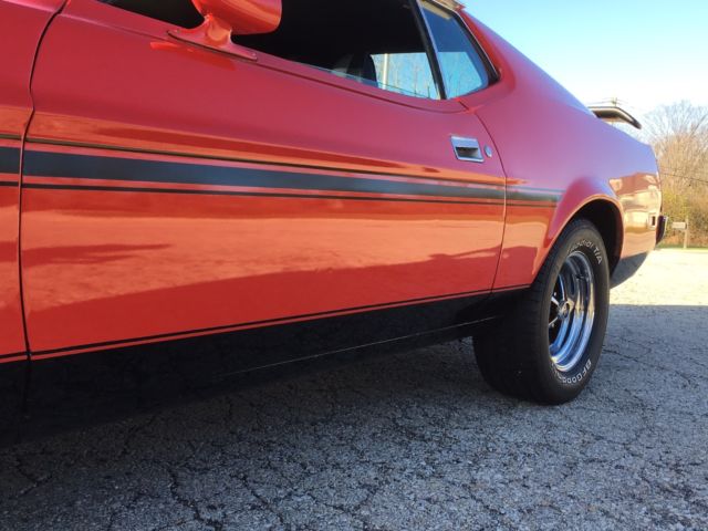 1973 Red Ford Mustang Fastback
