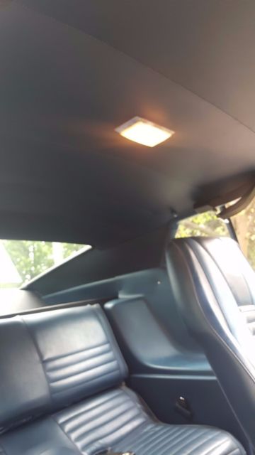 1973 Lite blue with dark blue Ford Mustang Fastback