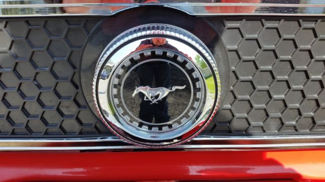 1973 Red Ford Mustang Fastback