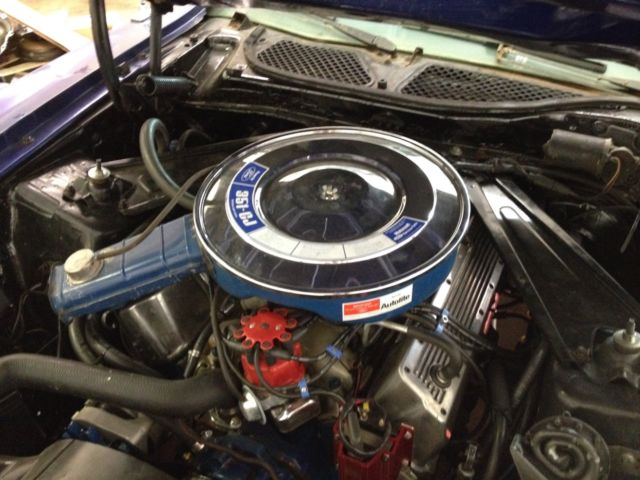 1973 Blue Ford Mustang