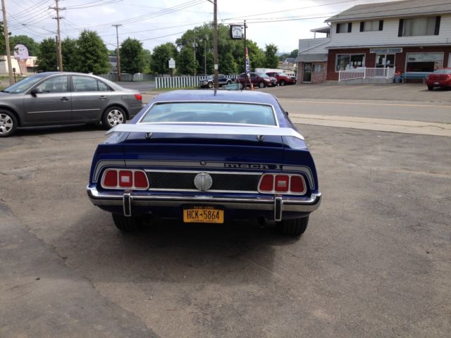 1973 Blue Ford Mustang