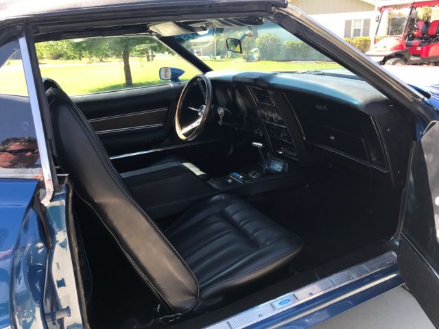 1973 Blue Ford Mustang Convertible