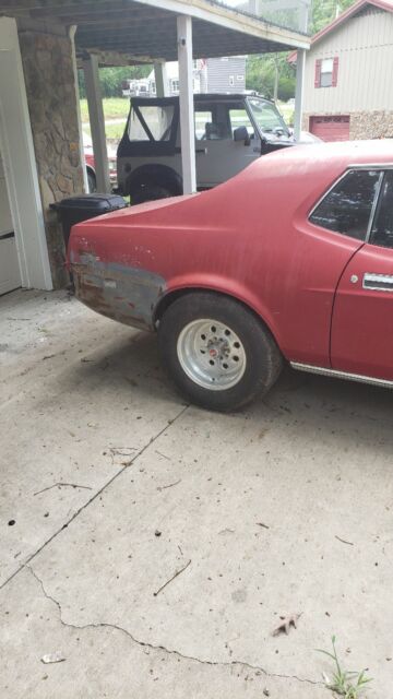 1973 Red Ford Mustang Hatchback