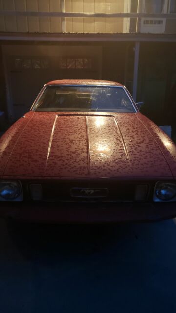 1973 Red Ford Mustang Hatchback