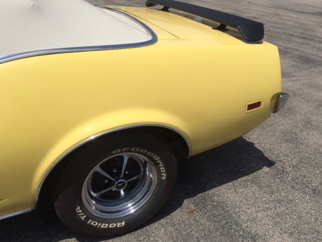 1973 Yellow Ford Mustang Convertible
