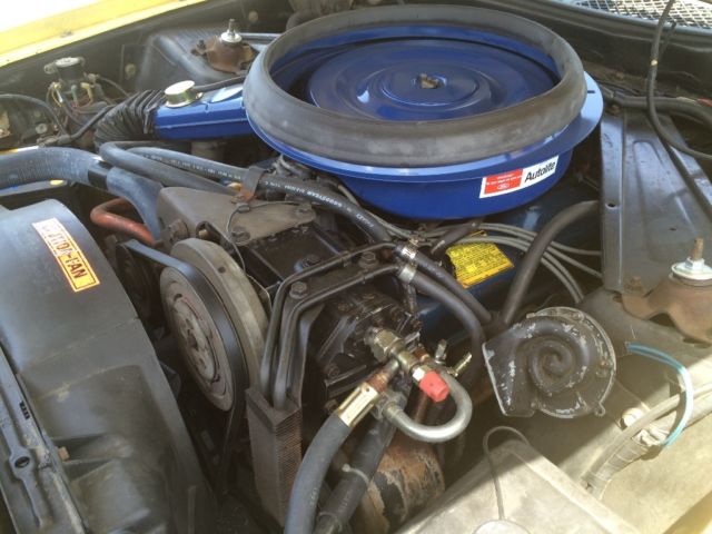 1973 Yellow Ford Mustang Convertible