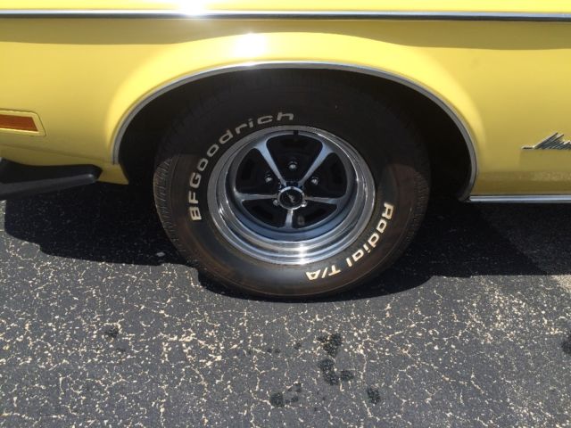 1973 Yellow Ford Mustang Convertible
