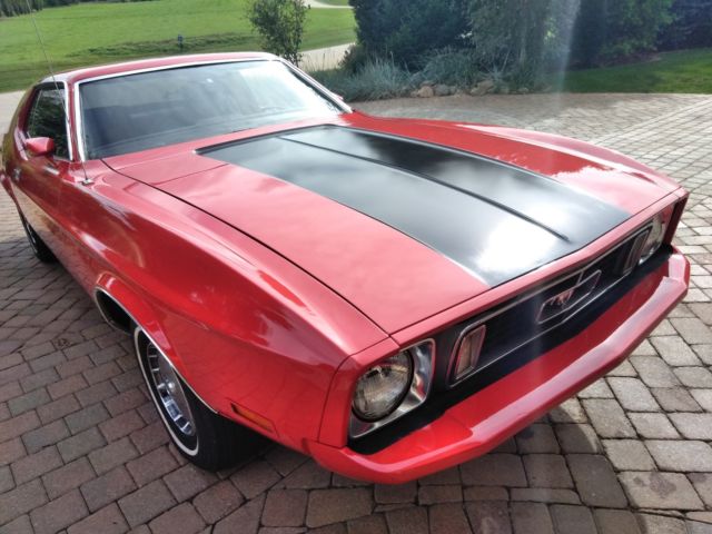 1973 Red Ford Mustang Coupe