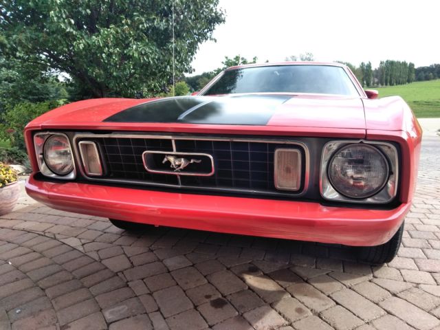 1973 Red Ford Mustang Coupe