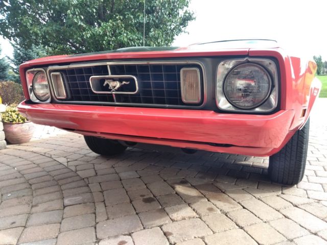1973 Red Ford Mustang Coupe