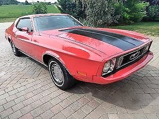 1973 Red Ford Mustang Coupe