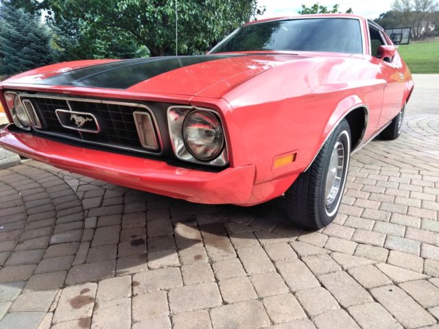 1973 Red Ford Mustang Coupe