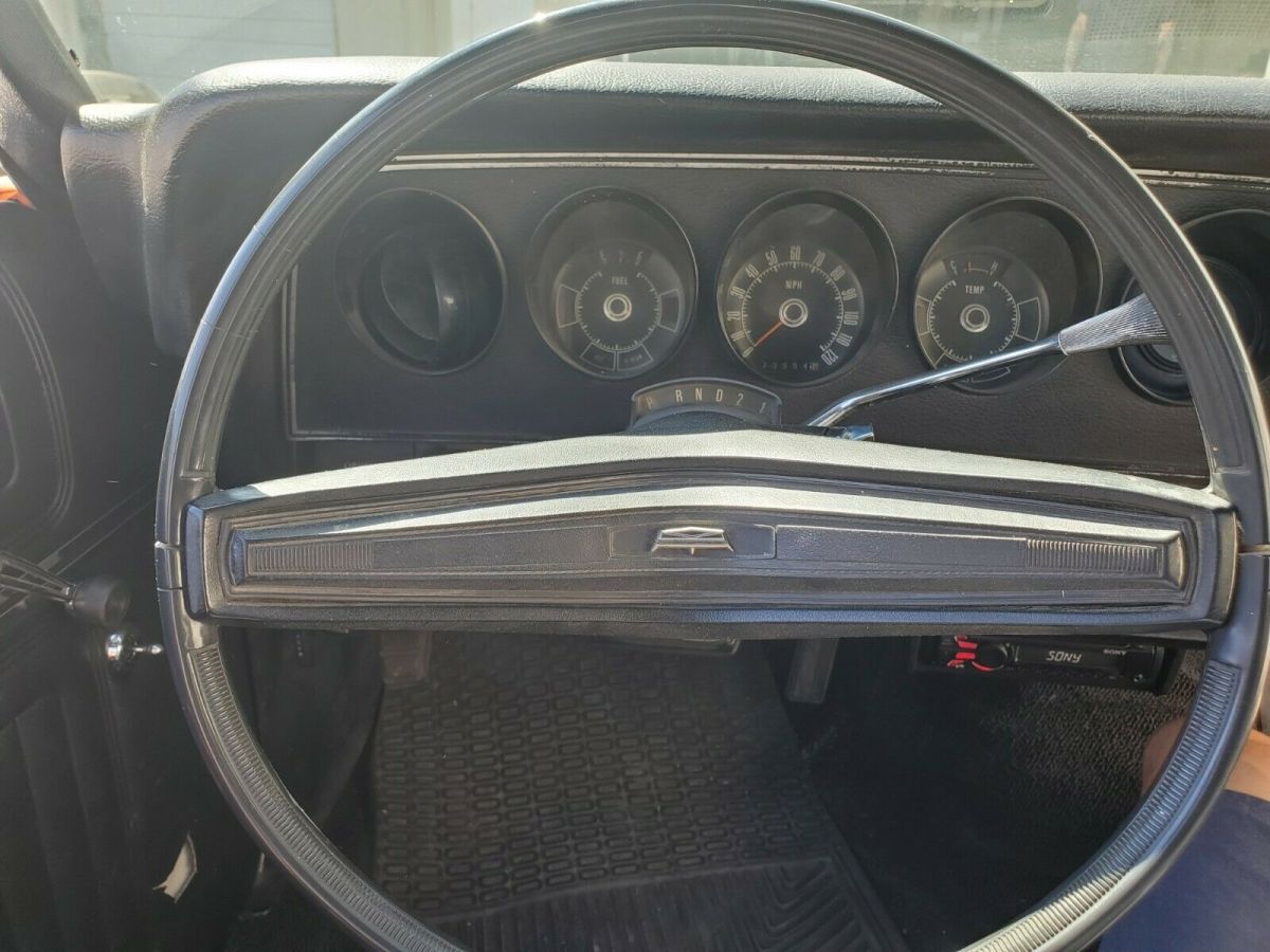 1973 Orange Ford Ranchero Pickup Truck