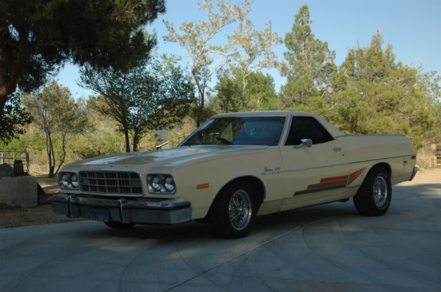 1973 Mellow Yellow Ford Ranchero Truck