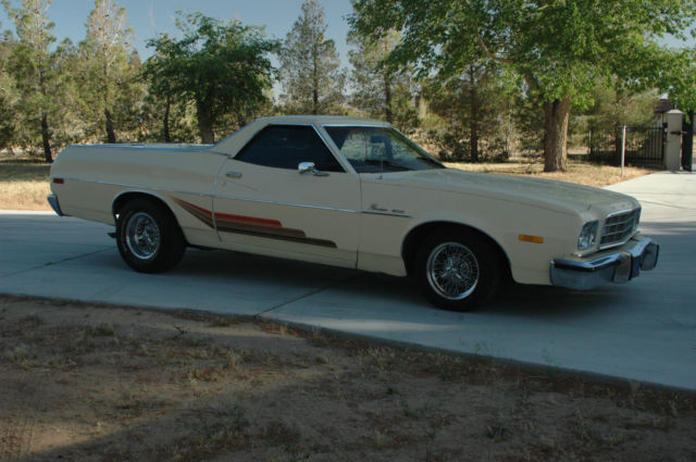 1973 Mellow Yellow Ford Ranchero Truck