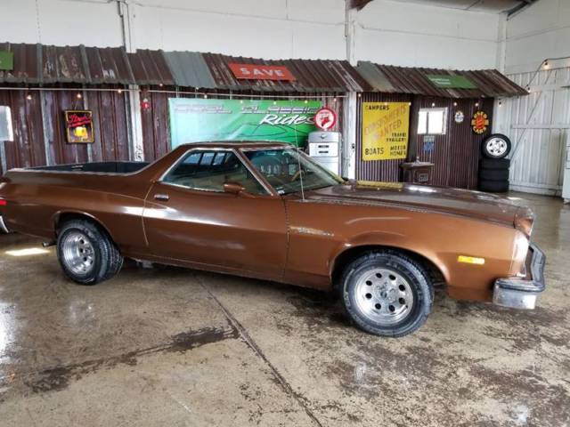 1973 Brown Ford Ranchero Pickup Truck