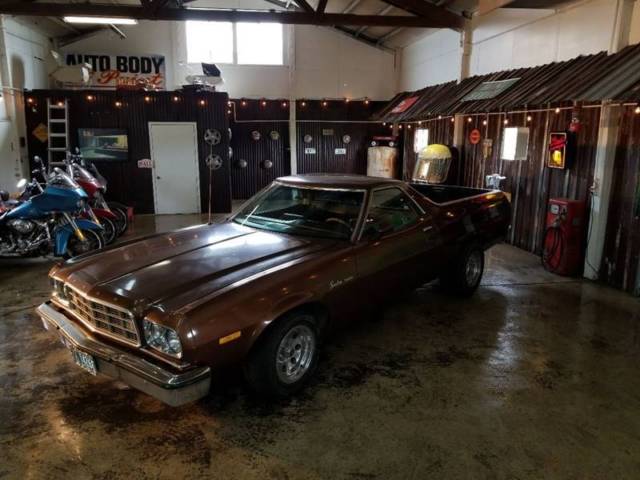 1973 Brown Ford Ranchero Pickup Truck