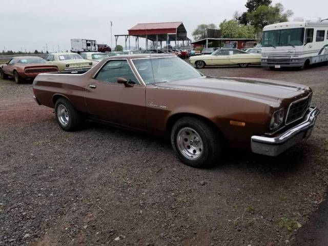 1973 Brown Ford Ranchero Pickup Truck